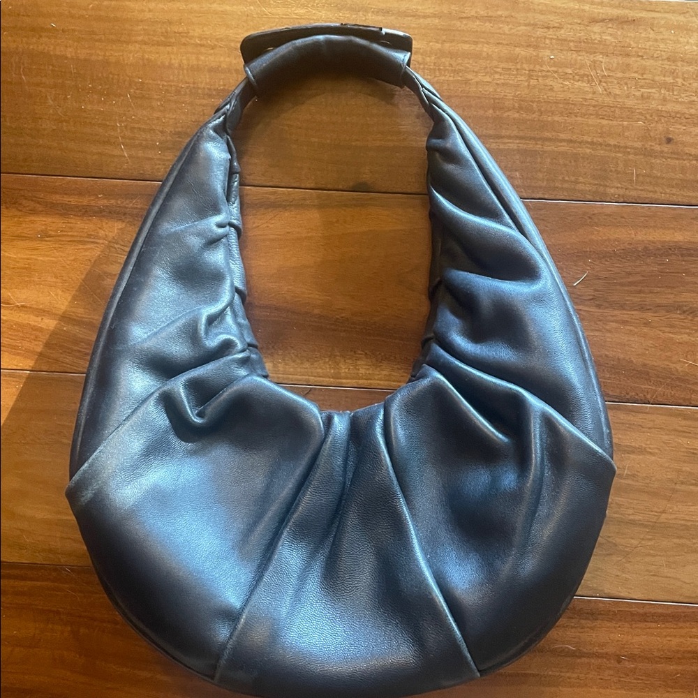 STAUD Black Leather Bag